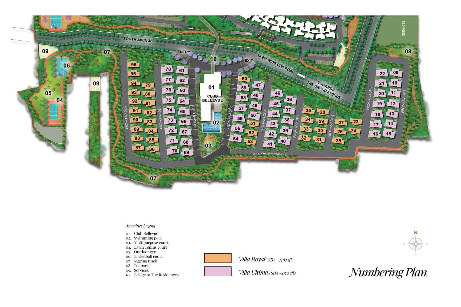 Prestige Park Grove Villas Master Plan